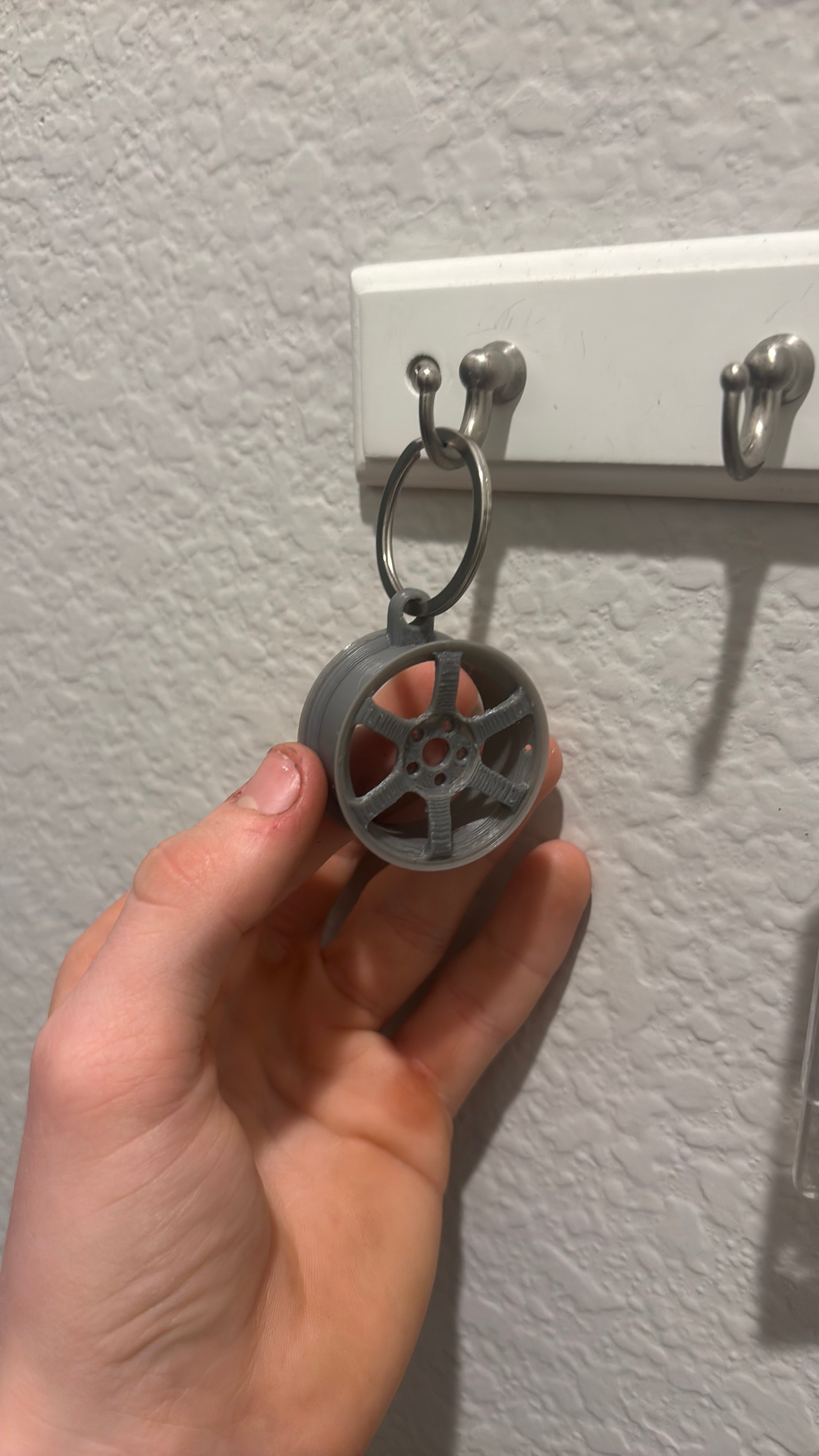 6 Spoke Rim Keychain