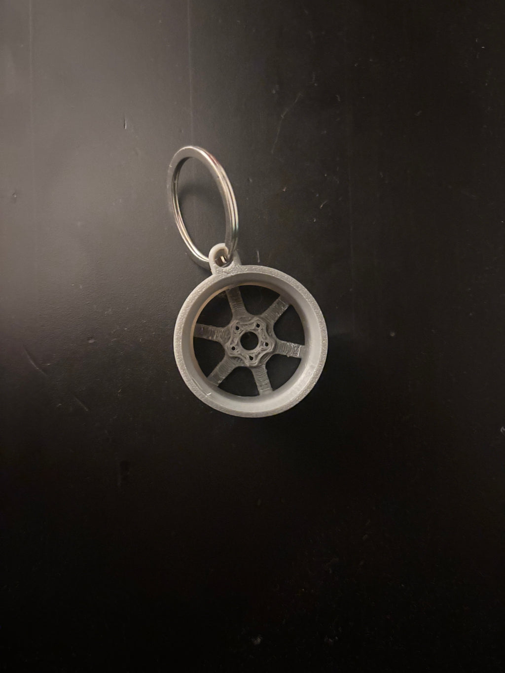6 Spoke Rim Keychain