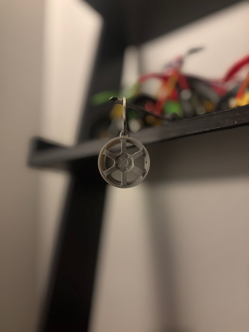 6 Spoke Rim Keychain