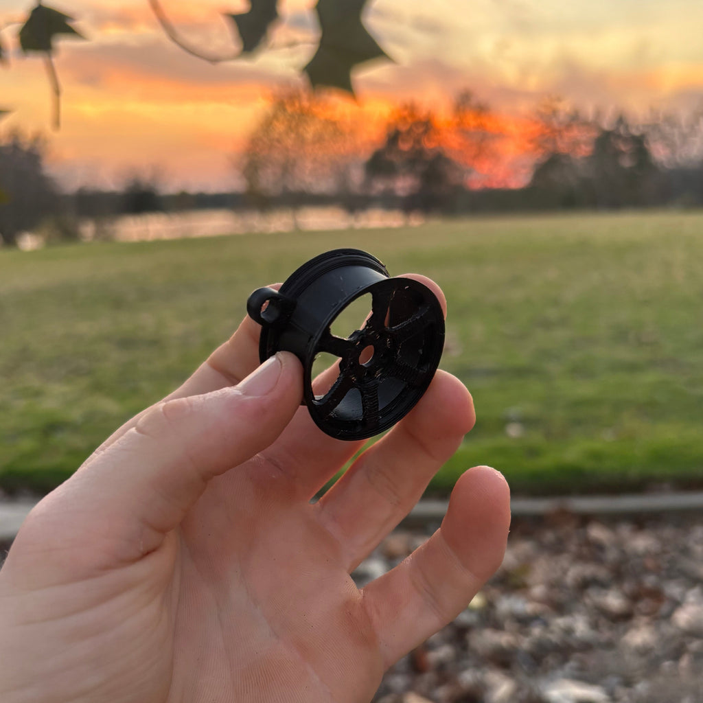 6 Spoke Rim Keychain