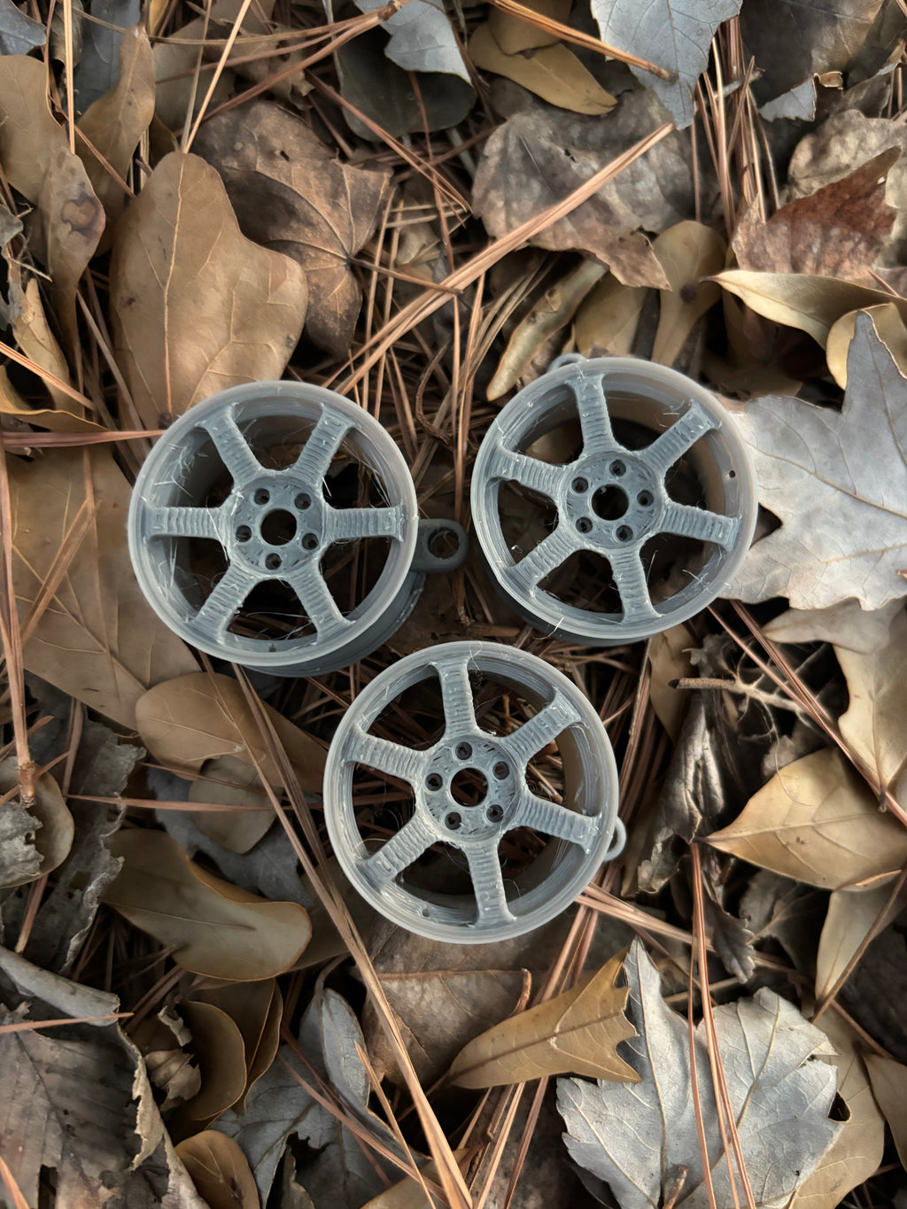 6 Spoke Rim Keychain